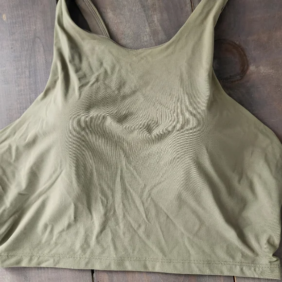CRZ Yoga High Neck Cropped Tank Top – Size Medium - Picture 2 of 5